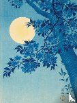 Shōson, Ohara - Blossoming Cherry on a Moonlit Night Journal (Deluxe Binding with Gold Gilded Pages)