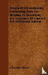 Bonar, Horatius - Prophetical Landmarks; Containing Data For Helping To Determine The Question Of Christ's Pre-Millennial Advent