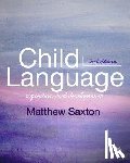 Saxton - Child Language