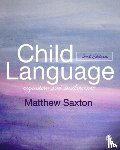 Matthew Saxton - Child Language
