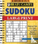 Publications International Ltd - Brain Games - 2 Books in 1 - Sudoku