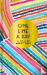 Khalidy, Kindah - Rainbow One Line a Day - A Five-Year Memory Book