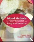 Burch - Mixed Methods for Policy Research and Program Evaluation