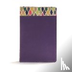 Csb Bibles by Holman - CSB Rainbow Study Bible, Purple Leathertouch