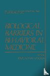 Wolfgang von der Linden - Biological Barriers in Behavioral Medicine