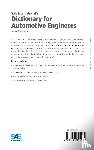 Kershaw, John F - SAE International's Dictionary for Automotive Engineers
