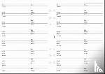  - Filofax A5 Name, address, email, telephone, fax, mobile refill