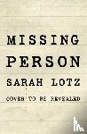 Lotz, Sarah - Missing Person