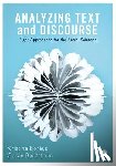 Boréus - Analyzing Text and Discourse - Eight Approaches for the Social Sciences