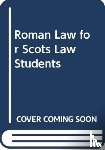 Anderson, Craig (Lecturer in Law - Roman Law for Scots Law Students