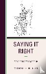 Gilbert, Michael B. - Saying It Right