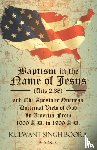 Boora, Kulwant Singh - Baptism in the Name of Jesus (Acts 2