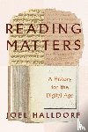 Halldorf, Joel - Reading Matters