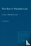 Moyles, R.G. - The Text of Paradise Lost
