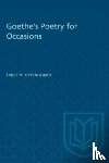 Oppenheimer, Ernest - Goethe's Poetry for Occasions