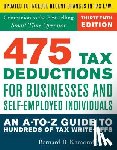 Kamoroff, Bernard B. - 475 Tax Deductions for Businesses and Self-Employed Individuals