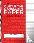 Hal Leonard Corp - Guitar Tablature Manuscript Paper Wire-Bound Blank Sheet Music Book 11 Tablature Staves Per Page for Guitarists and Composers
