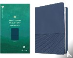 Tyndale - Biblia de Estudio del Diario Vivir Para Jóvenes Ntv Con Filament (Sentipiel, Azul Oscuro, Letra Roja)