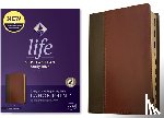 Tyndale - NKJV Life Application Study Bible, Third Edition, Large Print (Leatherlike, Brown/Mahogany, Indexed, Red Letter)