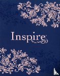 Tyndale - Inspire Bible NLT (Hardcover Leatherlike, Navy): The Bible for Coloring & Creative Journaling