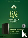 Tyndale - NLT Life Application Study Bible, Third Edition (Leatherlike, Black/Onyx, Indexed, Red Letter)