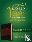 Tyndale Bible - Biblia de Estudio del Diario Vivir Ntv, Letra Grande (Sentipiel, Café/Café Claro, Letra Roja)