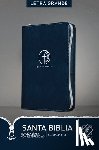 Tyndale - Santa Biblia Ntv, Edición Zíper Con Referencias, Letra Grande (Sentipiel, Azul, Letra Roja)