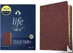 Tyndale - KJV Life Application Study Bible, Third Edition, Large Print (Genuine Leather, Burgundy, Indexed, Red Letter)