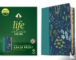 Tyndale - NLT Life Application Study Bible, Third Edition, Large Print (Leatherlike, Meadow Teal, Indexed, Red Letter)