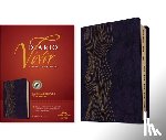 Tyndale - Biblia de Estudio del Diario Vivir Rvr60 (Sentipiel, Morado Oscuro, Índice, Letra Roja)