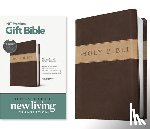 Tyndale - Premium Gift Bible Nlt, Filament Enabled, Tutone (Leatherlike, Dark Brown/Tan, Red Letter)