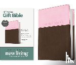 Tyndale - Premium Gift Bible Nlt, Filament Enabled, Tutone (Leatherlike, Pink/Dark Brown, Red Letter)