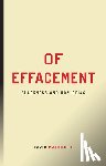 Marriott, David - Of Effacement