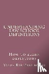 Books, Value Bar Prep - Understanding Law School Definitions: How to learn defintions