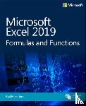 McFedries, Paul - Microsoft Excel 2019 Formulas and Functions