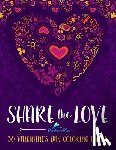 Papeterie Bleu - Share the Love: 30 Valentine's Day Coloring Cards