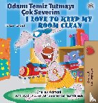 Admont, Shelley, Books, Kidkiddos - I Love to Keep My Room Clean (Turkish English Bilingual Book for Kids)