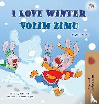 Admont, Shelley, Books, Kidkiddos - I Love Winter (English Serbian Bilingual Book for Kids - Latin Alphabet)