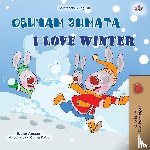 Admont, Shelley, Books, Kidkiddos - I Love Winter (Bulgarian English Bilingual Children's Book)