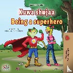 Shmuilov, Liz, Books, Kidkiddos - Being a Superhero (Swahili English Bilingual Children's Book)