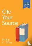 Shon, Phillip C. - Cite Your Source