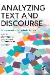 Bjorkvall, Anders, Boreus, Kristina, Svard, Per-Anders - Analyzing Text and Discourse