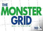 Carousel Worldwide - Monster Grid Sunday Start Wall Calendar