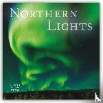 Carousel Calendar - Northern Lights Square Wall Sunday Start