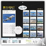 Carousel Calendar - Flight, Modern Commercial Airliners (PFP) W