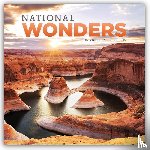 Carousel Calendar - National Wonders Square Wall Sunday Star