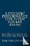 Law Books, Jide Obi - A Dynamic Performance Test Study For Bar Exams: Jide Obi law books for the best and brightest