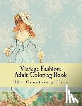 Tree, The Creativity - Vintage Fashion: Adult Coloring Book