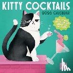 The London Studio - 2026 Kitty Cocktails Wall Calendar