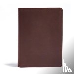 He Reads Truth - CSB He Reads Truth Bible, Brown Genuine Leather: Black Letter, Wide Margins, Notetaking Space, Reading Plans, Sewn Binding, Two Ribbon Markers, Easy-T